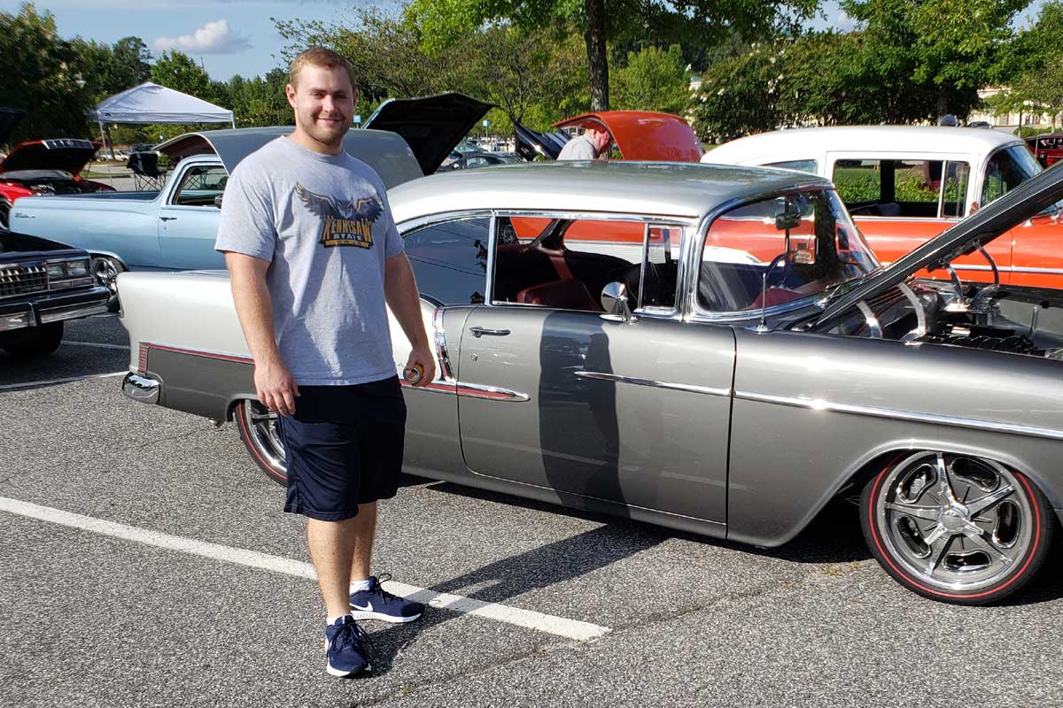 Connor Mediate in a restaurant, remembered through the Justice for Connor campaign